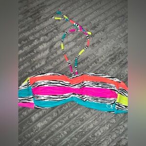 Ocean Pacific OP bathing suit Bikini  top Small 3-5